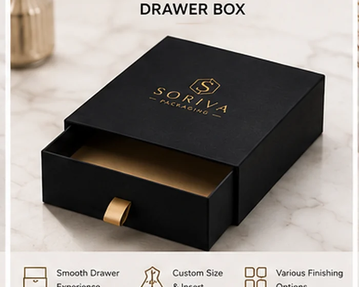 Custom drawer packaging box